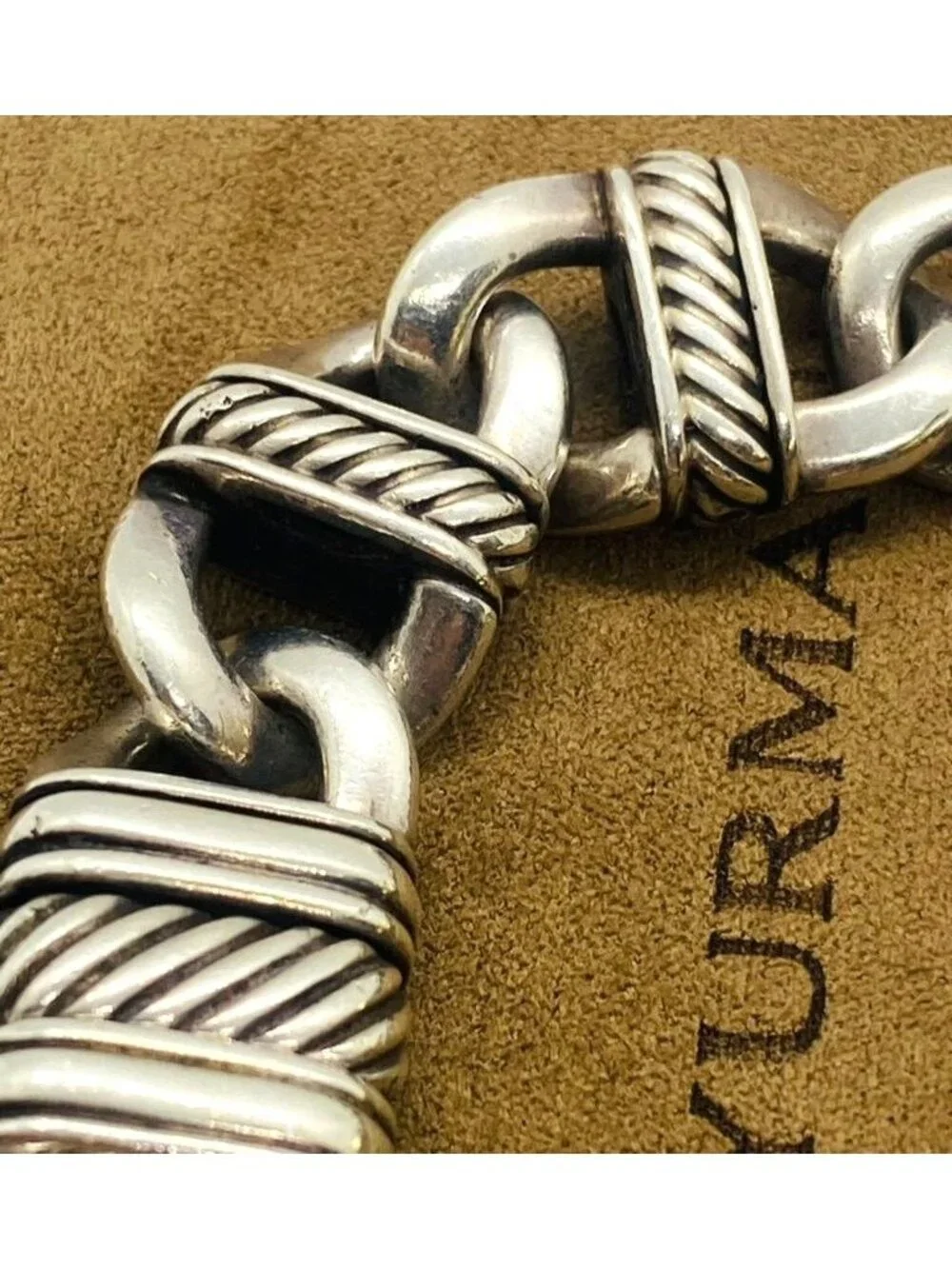 David Yurman Madison Sterling Silver 925 and 18K Watch 6.75